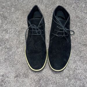 Alberto Fellini Black Dakota Chukka Oxfords Lace Up Shoes